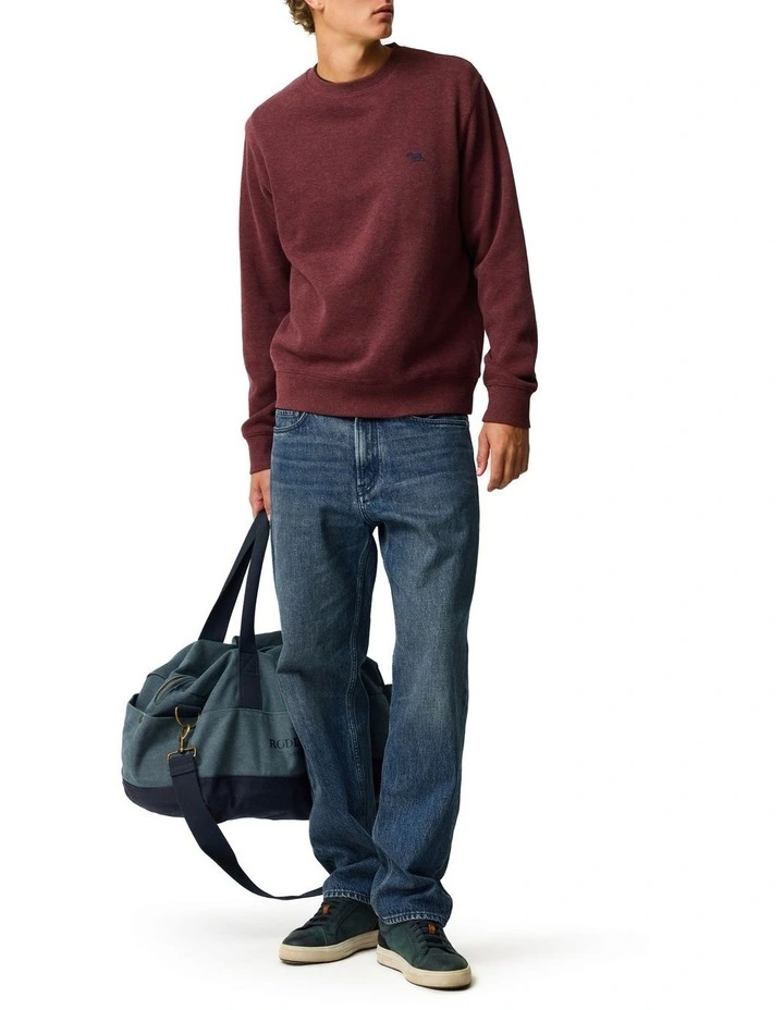 Gunn Crew Neck Sweat in Rust image 2