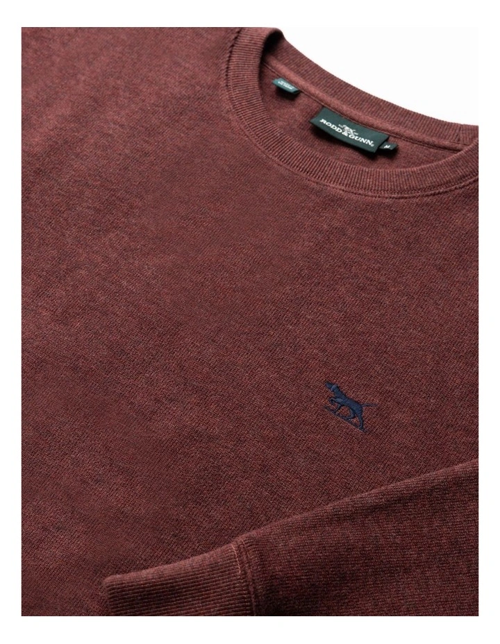 Gunn Crew Neck Sweat in Rust image 5