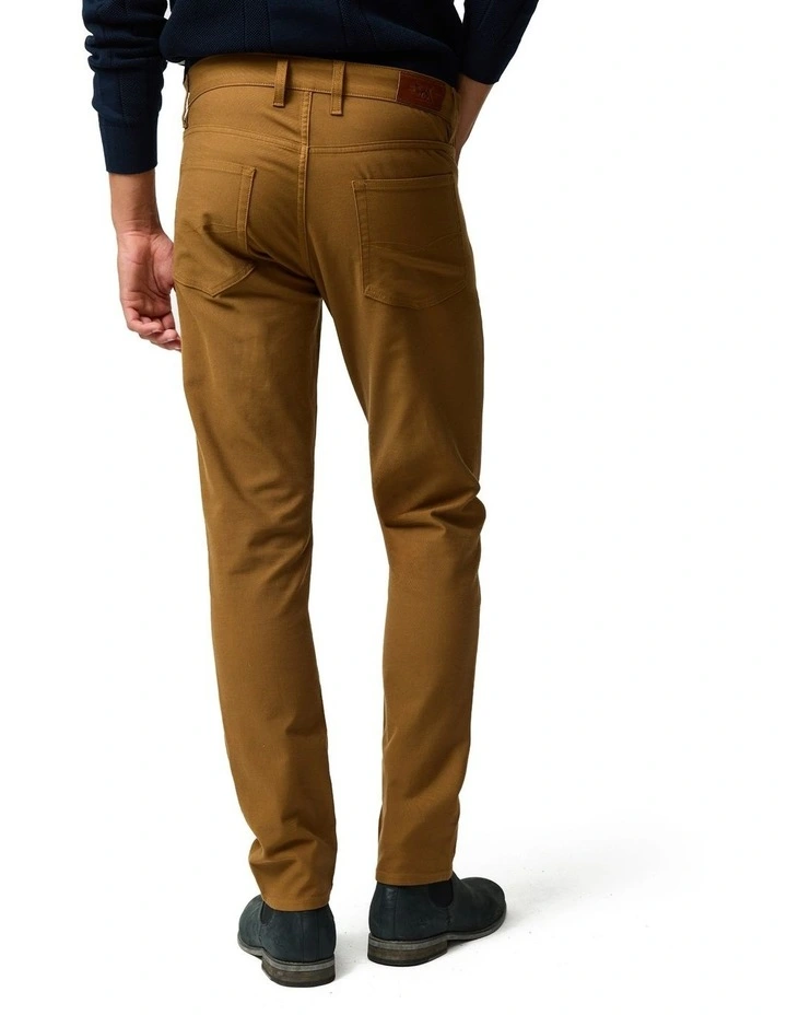 Motion 2 Short Leg Straight Jeans in Tan image 3