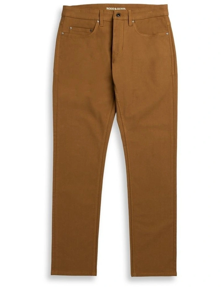 Motion 2 Short Leg Straight Jeans in Tan image 4
