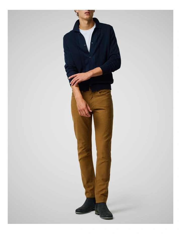 Motion 2 Regular Leg Straight Jeans in Tan image 2