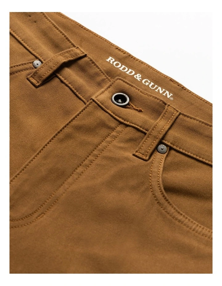 Motion 2 Regular Leg Straight Jeans in Tan image 5