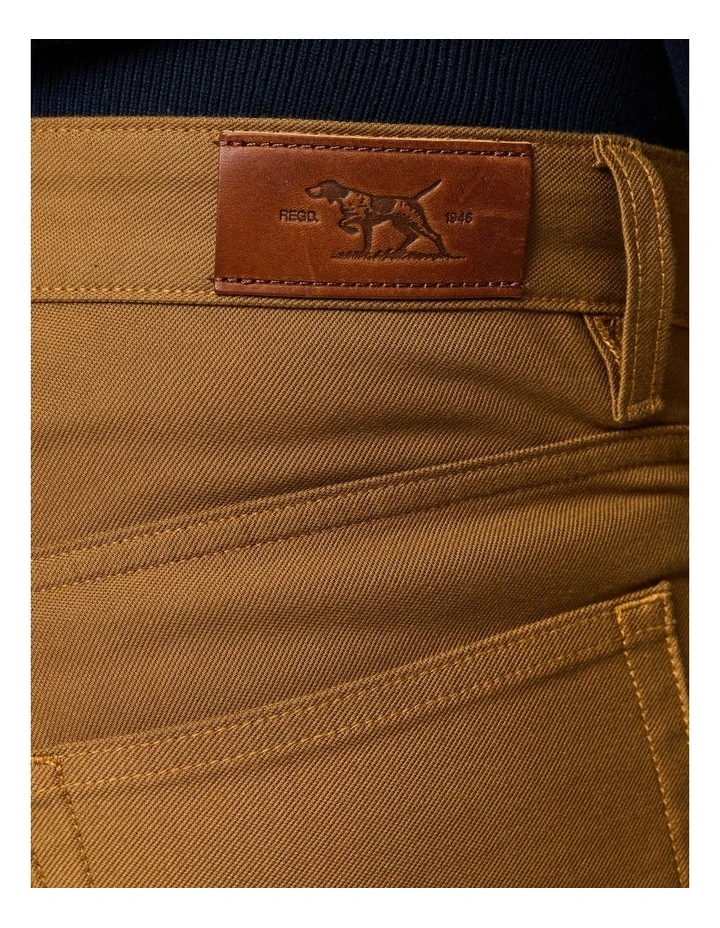 Motion 2 Regular Leg Straight Jeans in Tan image 6