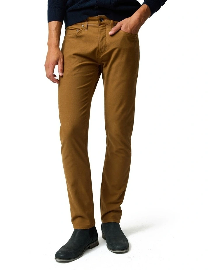 Motion 2 Long Leg Straight Jean in Tan image 1