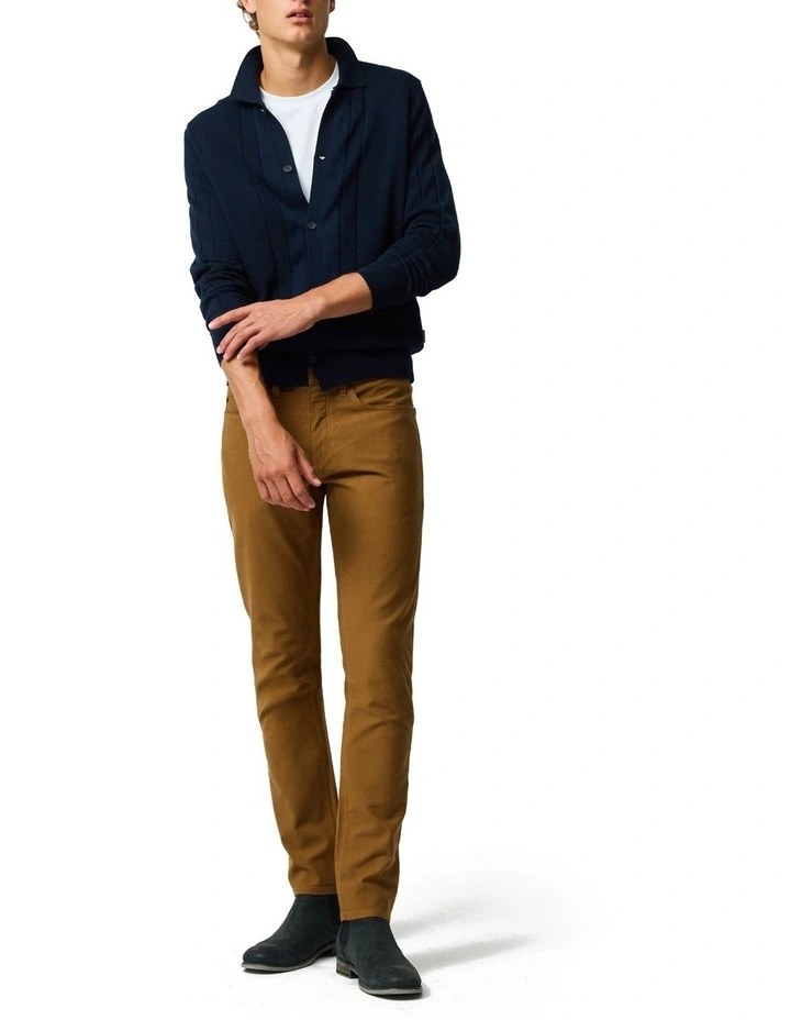 Motion 2 Long Leg Straight Jean in Tan image 2