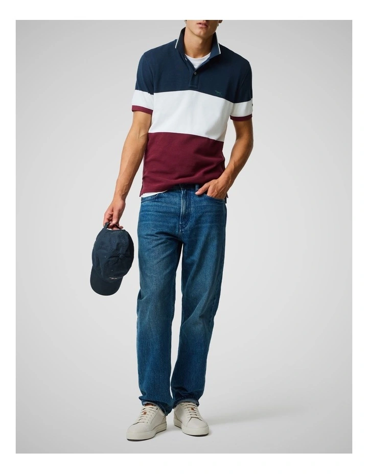 Homebay Sports Fit Polo in Oxblood image 2