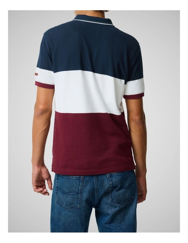Homebay Sports Fit Polo in Oxblood image 3
