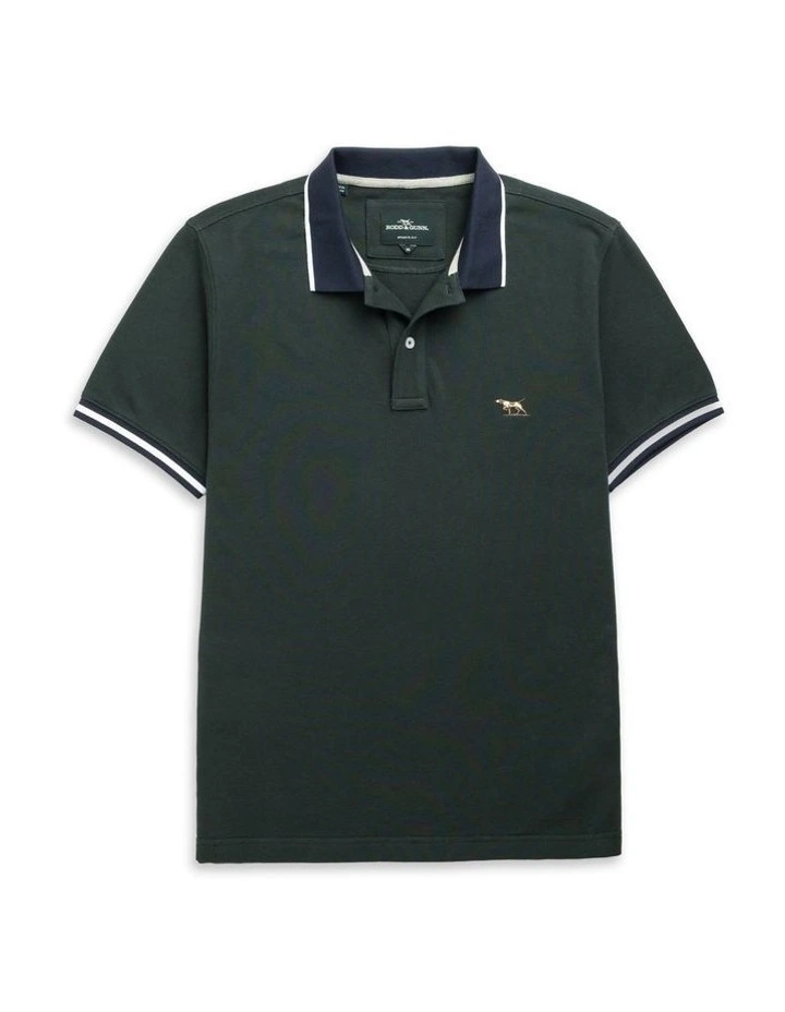 New Lynn Sports Fit Polo in Forest image 4