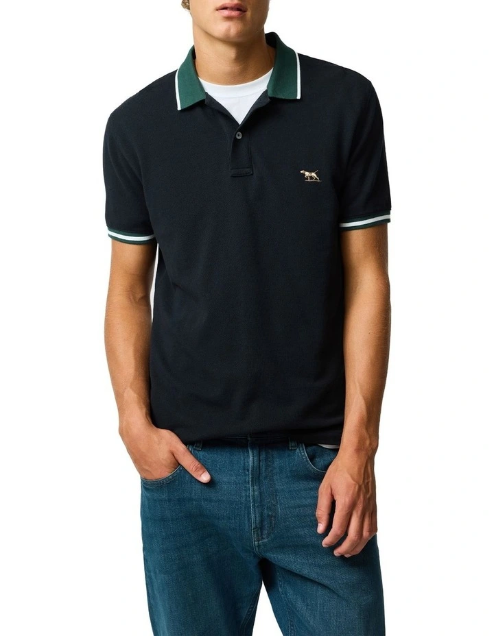 New Lynn Sports Fit Polo in Onyx image 1