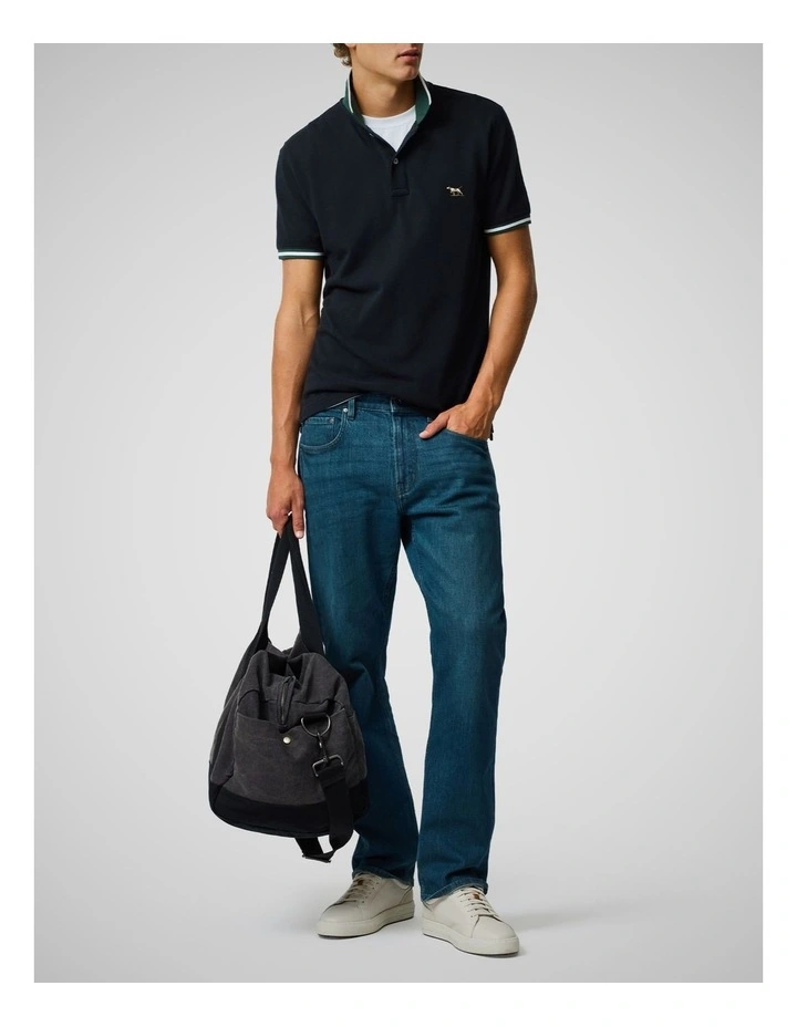 New Lynn Sports Fit Polo in Onyx image 2
