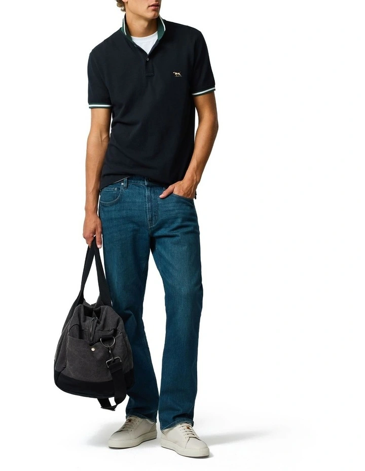 New Lynn Sports Fit Polo in Onyx image 2