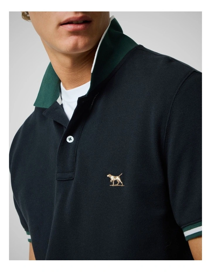 New Lynn Sports Fit Polo in Onyx image 6