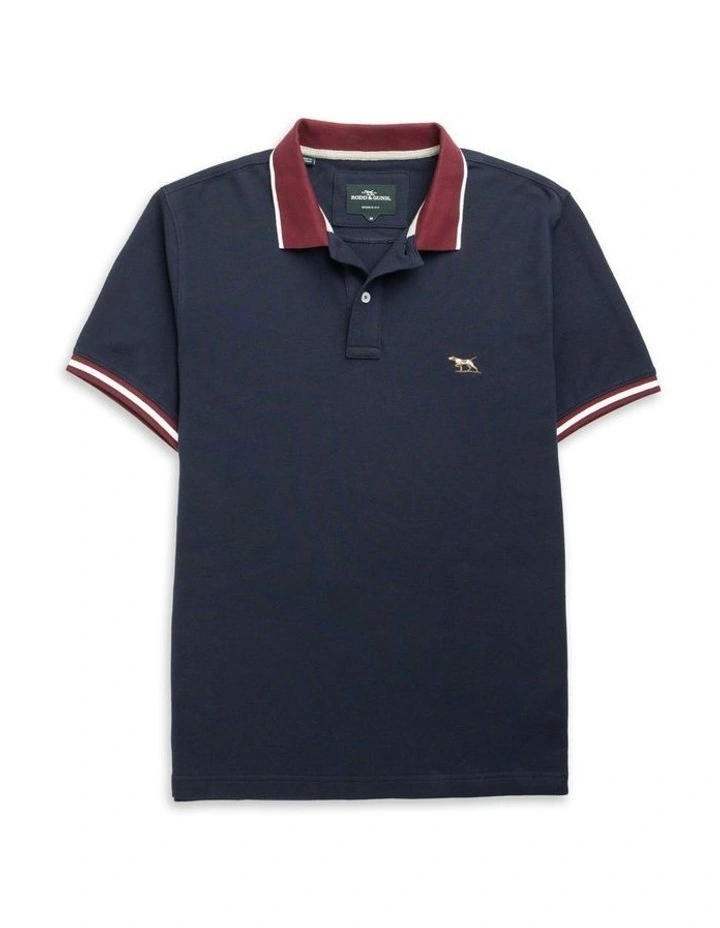 New Lynn Sports Fit Polo in Eclipse image 4