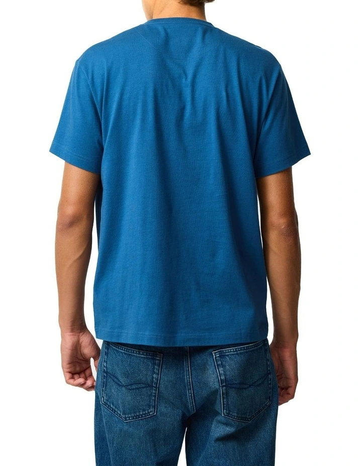 Wendon Valley Tee in Denim image 3