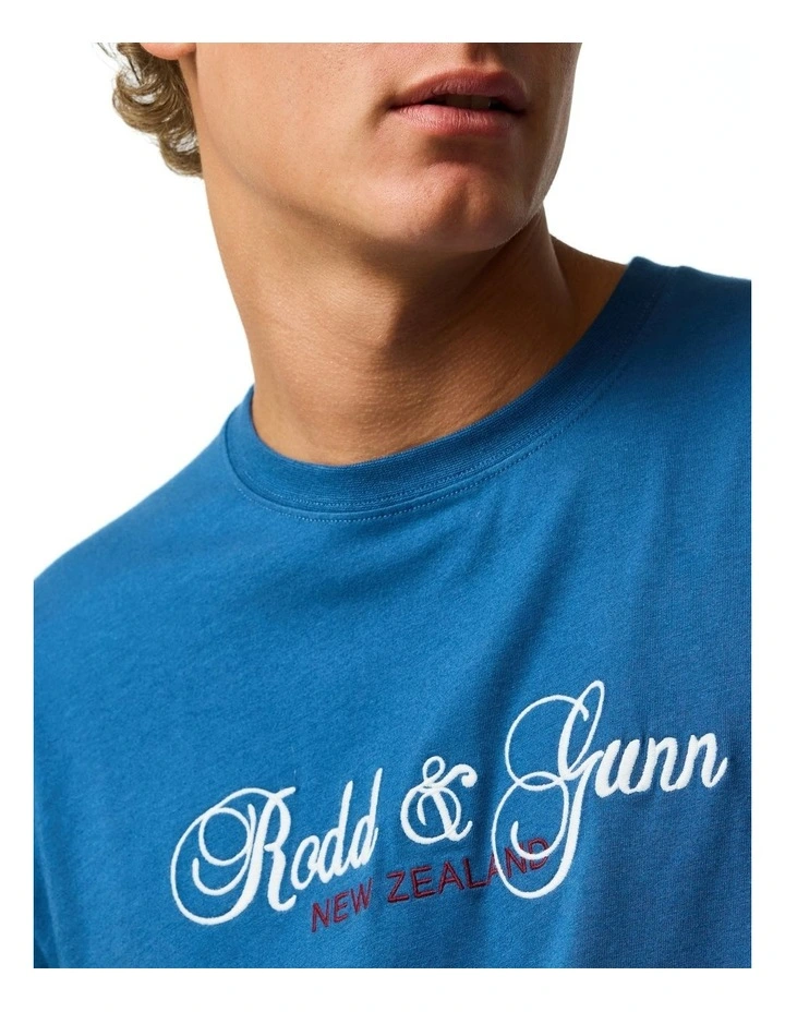 Wendon Valley Tee in Denim image 6