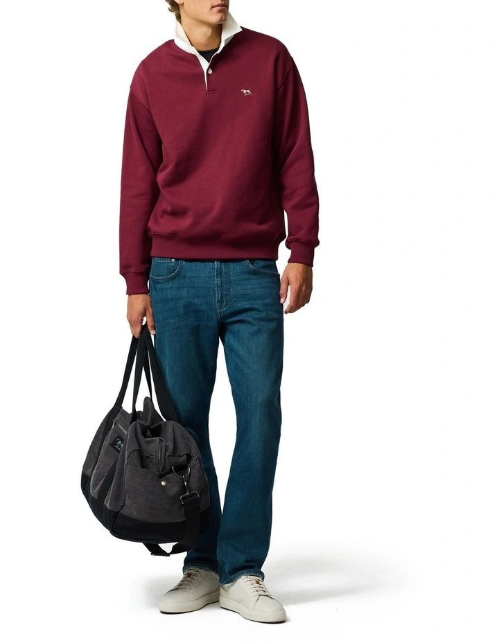 Otago Sweat in Oxblood image 2