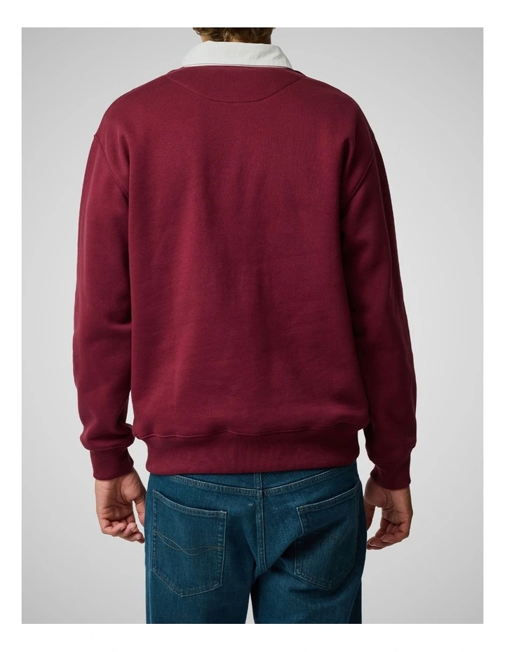 Otago Sweat in Oxblood image 3