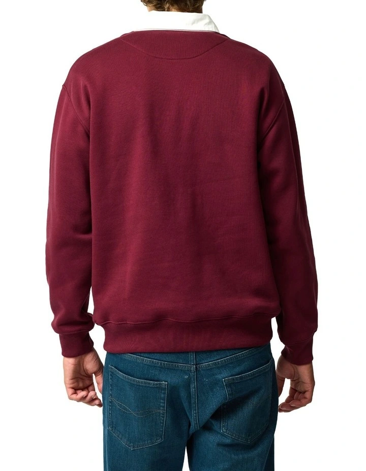 Otago Sweat in Oxblood image 3