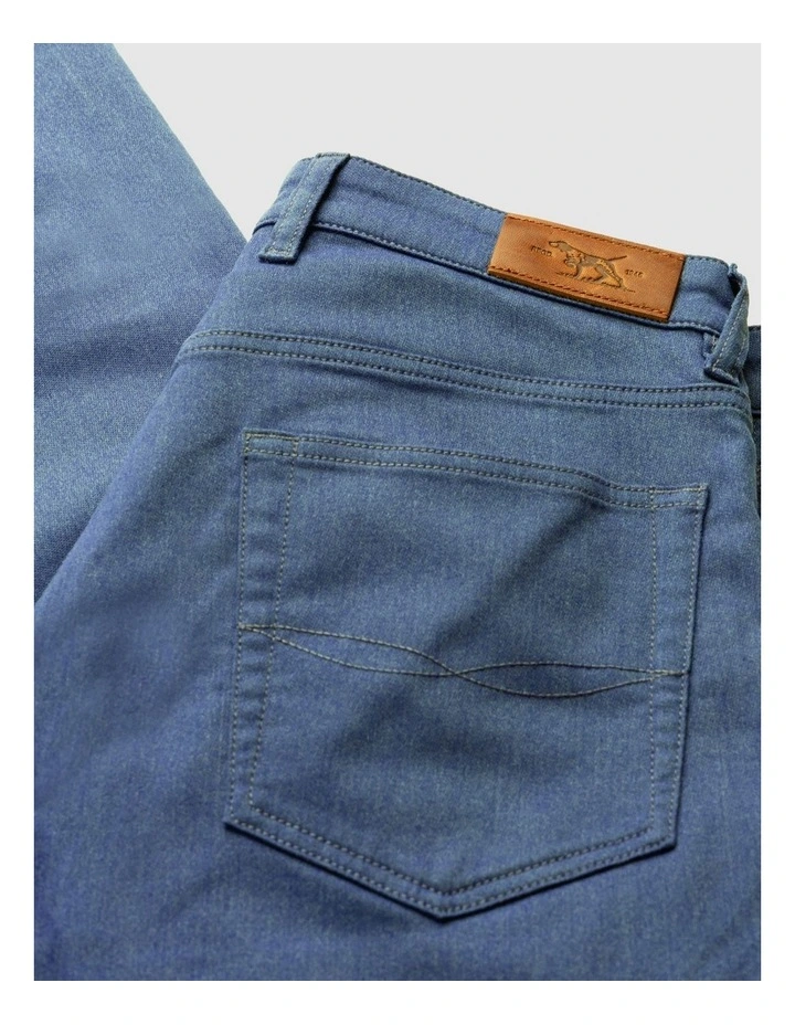 Motion Melange Straight Fit Jean Short Leg in Denim image 7