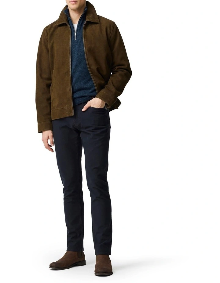 Fortrose 1/4 Zip Knit in Midnight image 2