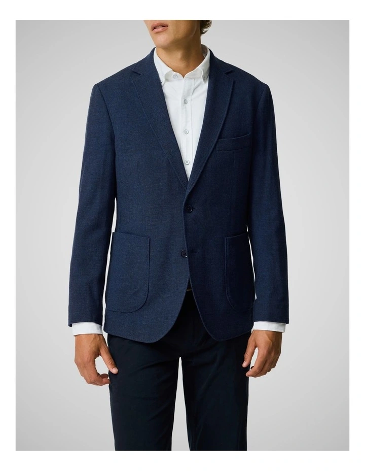 Willow Flat Sports Fit Jacket in Indigo image 1