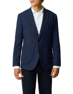 Willow Flat Sports Fit Jacket in Indigo