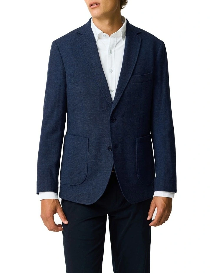 Willow Flat Sports Fit Jacket in Indigo image 1