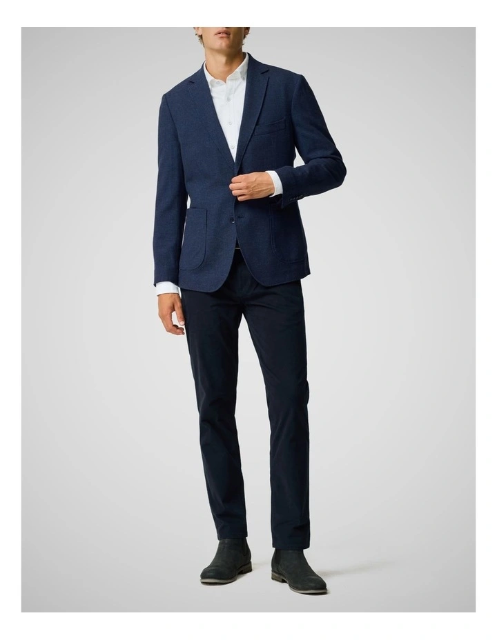 Willow Flat Sports Fit Jacket in Indigo image 2