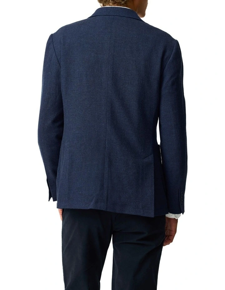 Willow Flat Sports Fit Jacket in Indigo image 3
