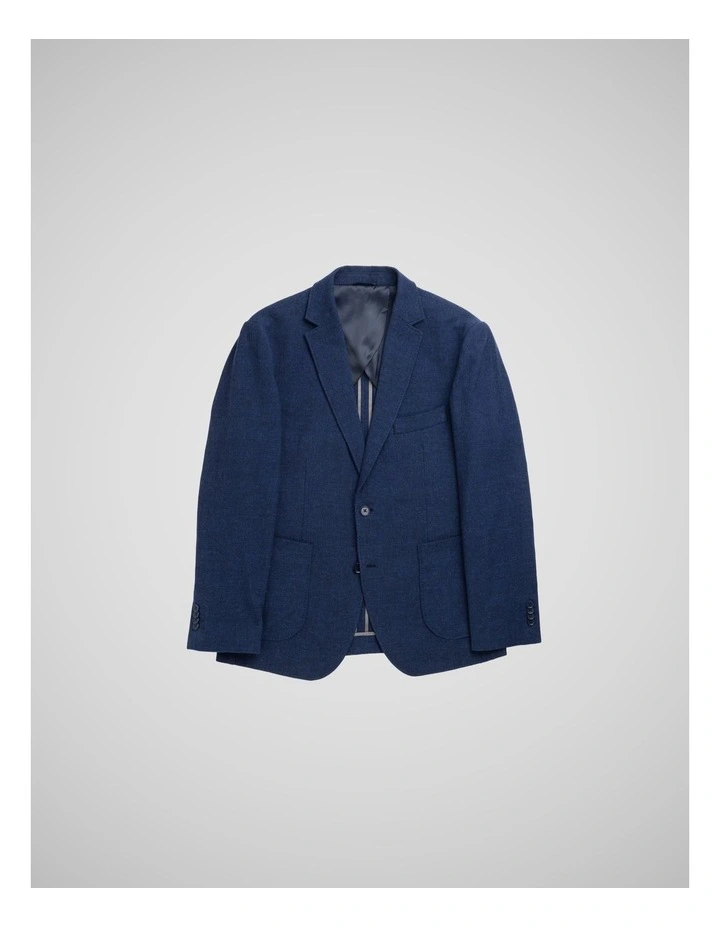 Willow Flat Sports Fit Jacket in Indigo image 4