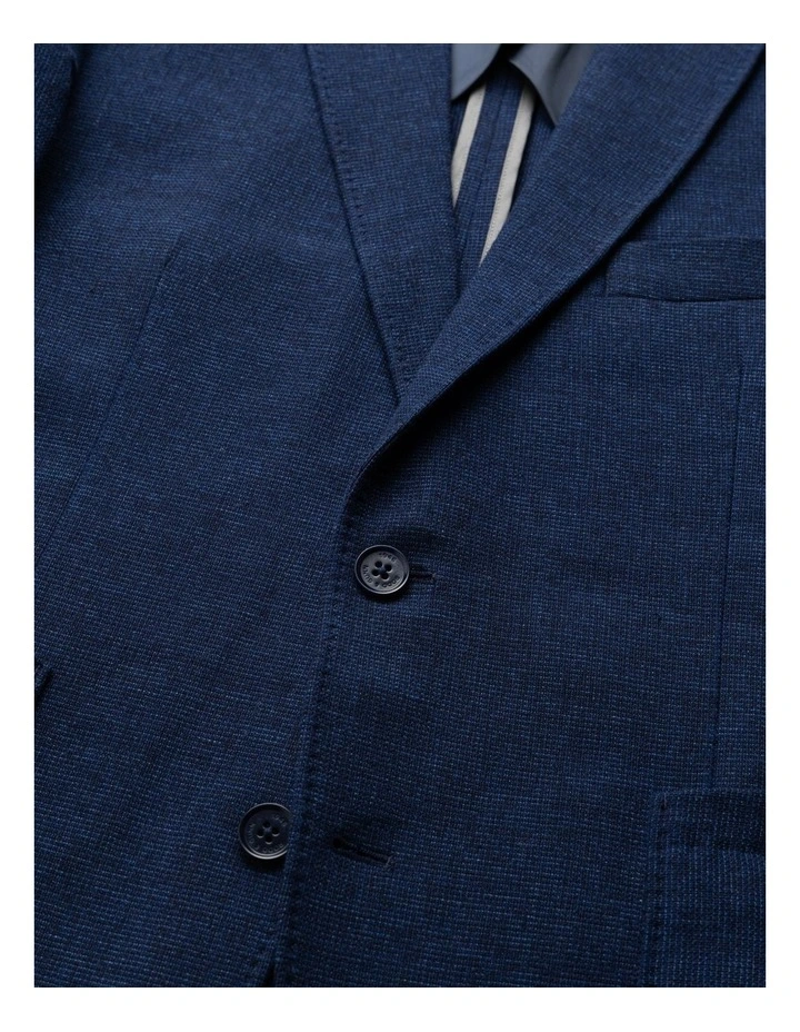 Willow Flat Sports Fit Jacket in Indigo image 5