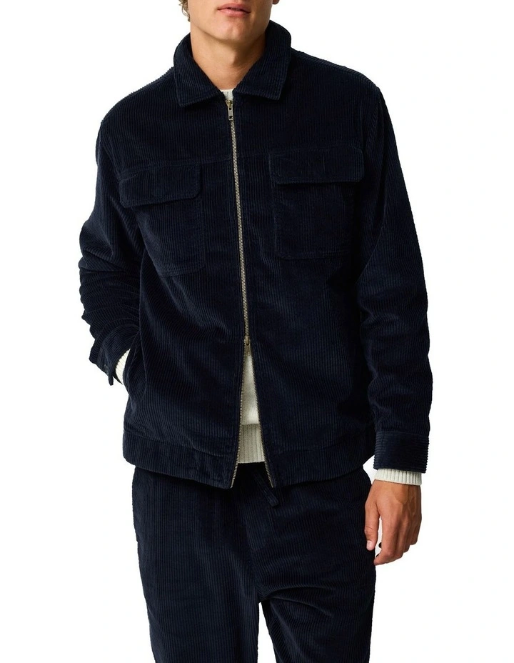 Anvil Island Shacket in Navy image 1
