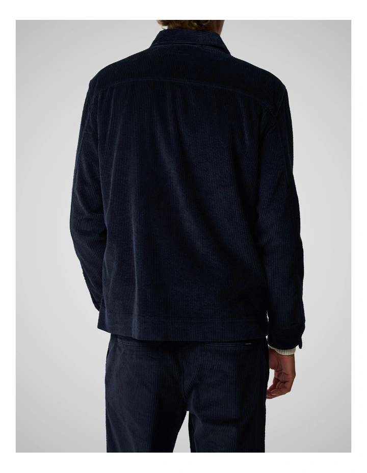 Anvil Island Shacket in Navy image 3