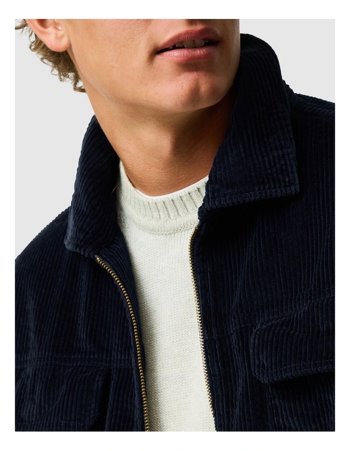 Anvil Island Shacket in Navy image 6