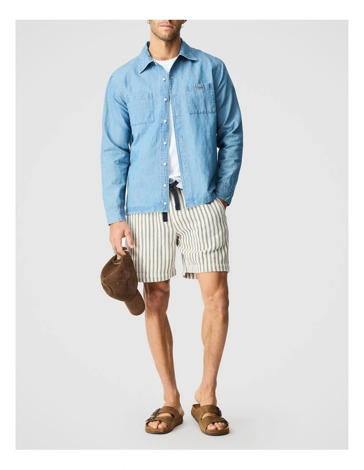Fairdown Short Sleeve Shirt in Sky image 2