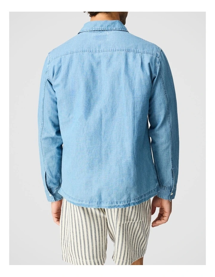 Fairdown Short Sleeve Shirt in Sky image 3