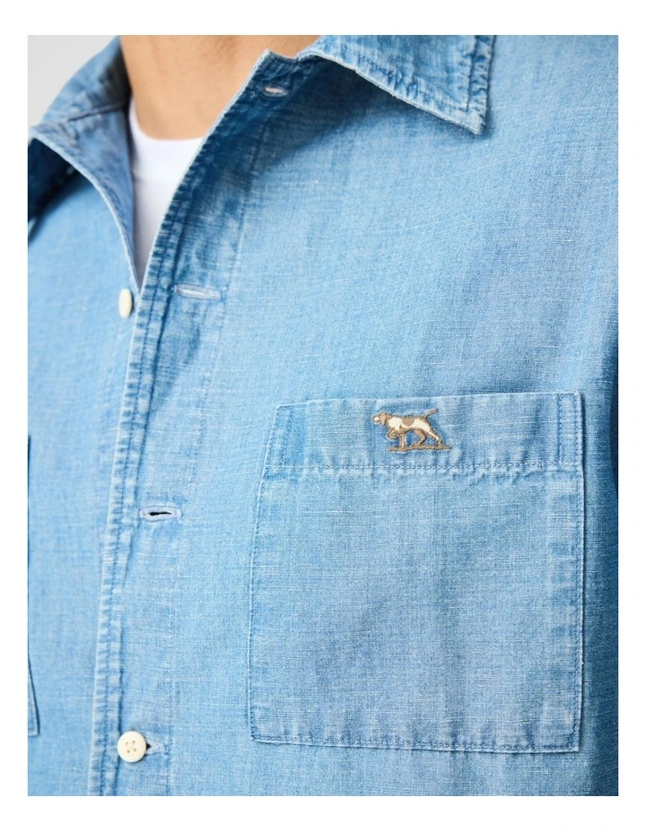 Fairdown Short Sleeve Shirt in Sky image 6