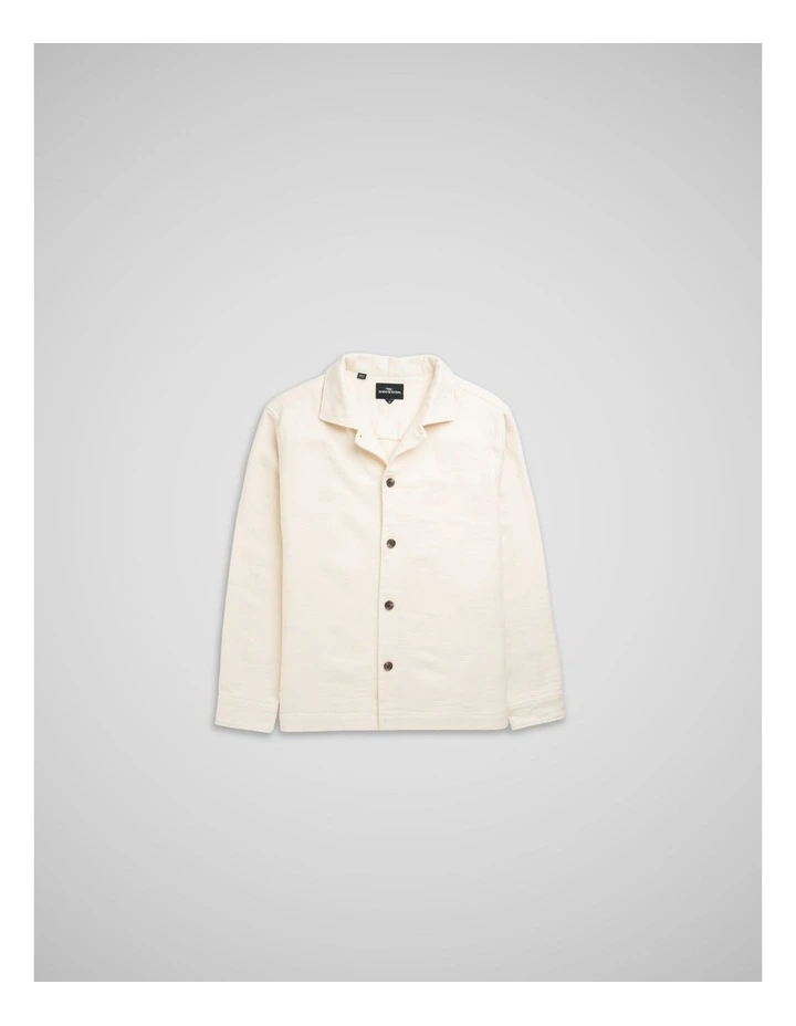 Newland Pass Long Sleeve Shirt in Cream image 4