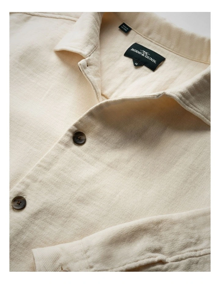 Newland Pass Long Sleeve Shirt in Cream image 5