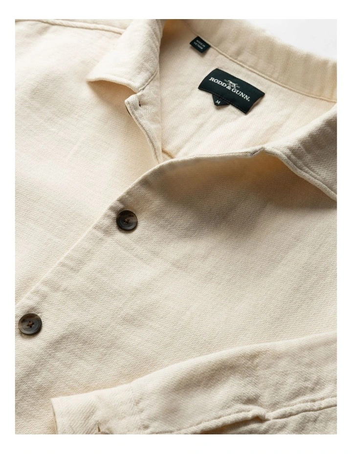 Newland Pass Long Sleeve Shirt in Cream image 5
