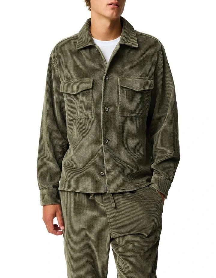 Glendale Long Sleeve Shirt in Green image 1