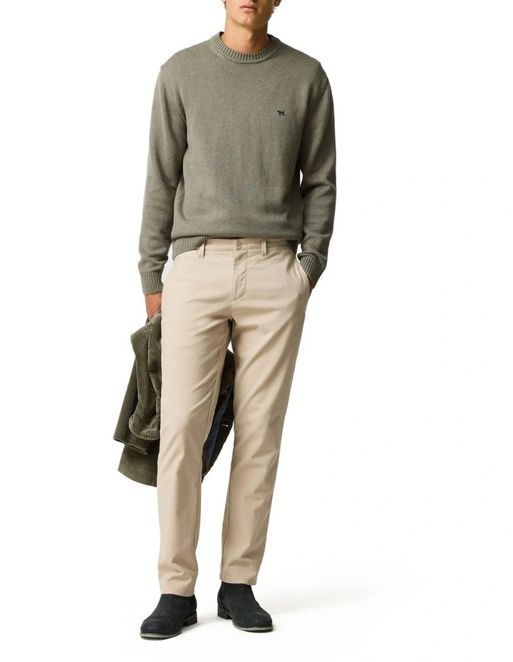 Motion Pant Straight Regular Leg in Beige image 2