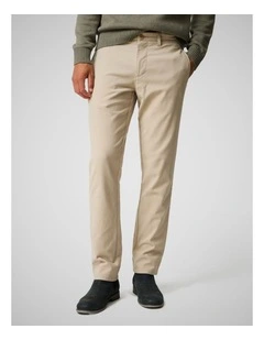 Motion Pant Straight Long Leg in Beige
