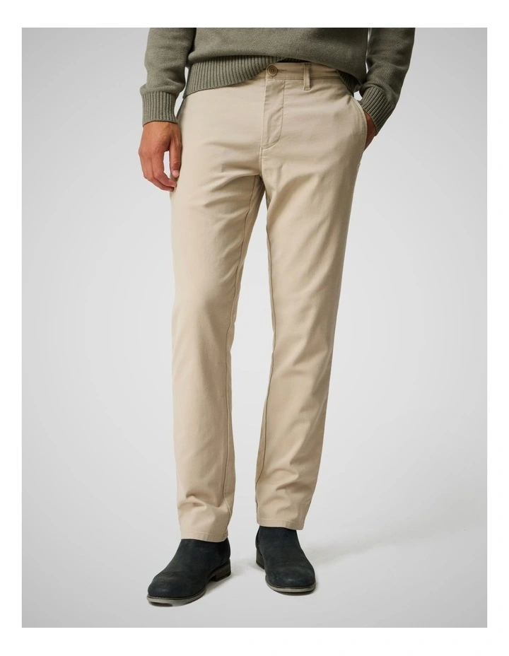 Motion Pant Straight Long Leg in Beige image 1