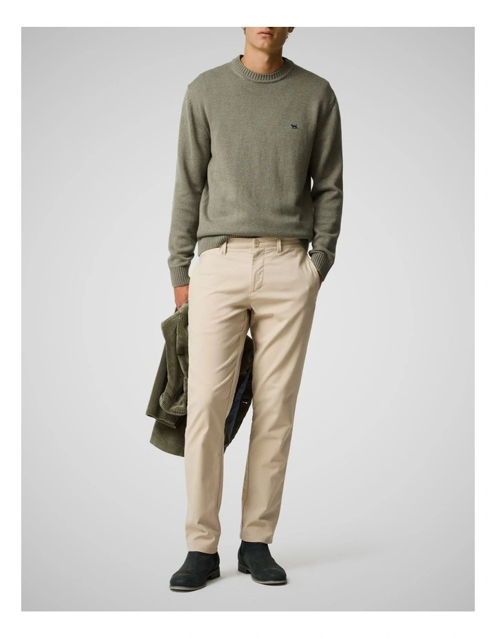 Motion Pant Straight Long Leg in Beige image 2