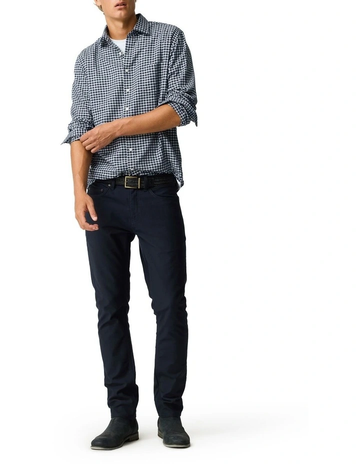 Mckerrow Long Sleeve Sports Fit Shirt in Royal image 2