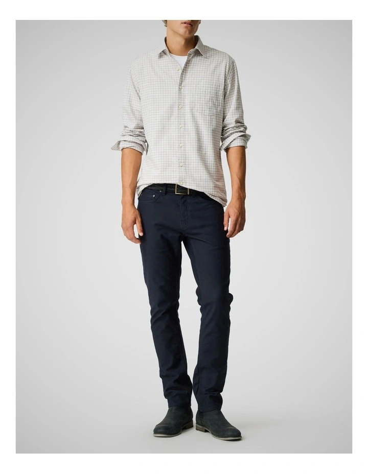 Mckerrow Long Sleeve Sports Fit Shirt in Oat image 2