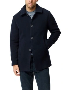 Garston Coat in Midnight