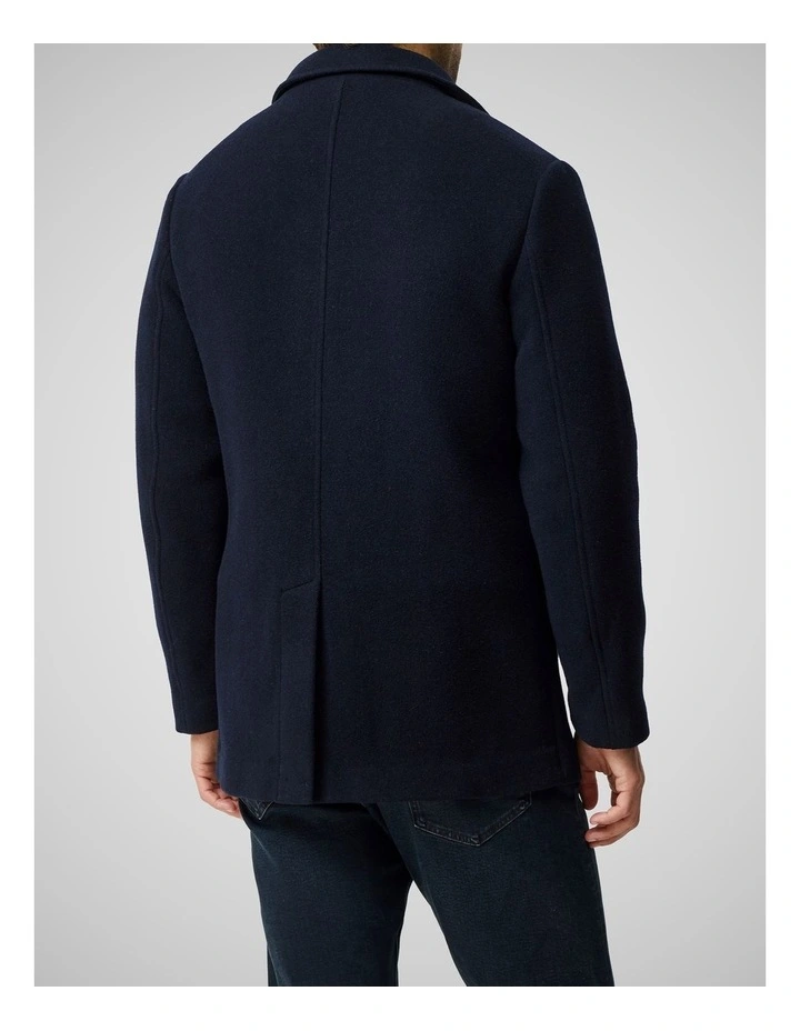 Garston Coat in Midnight image 3