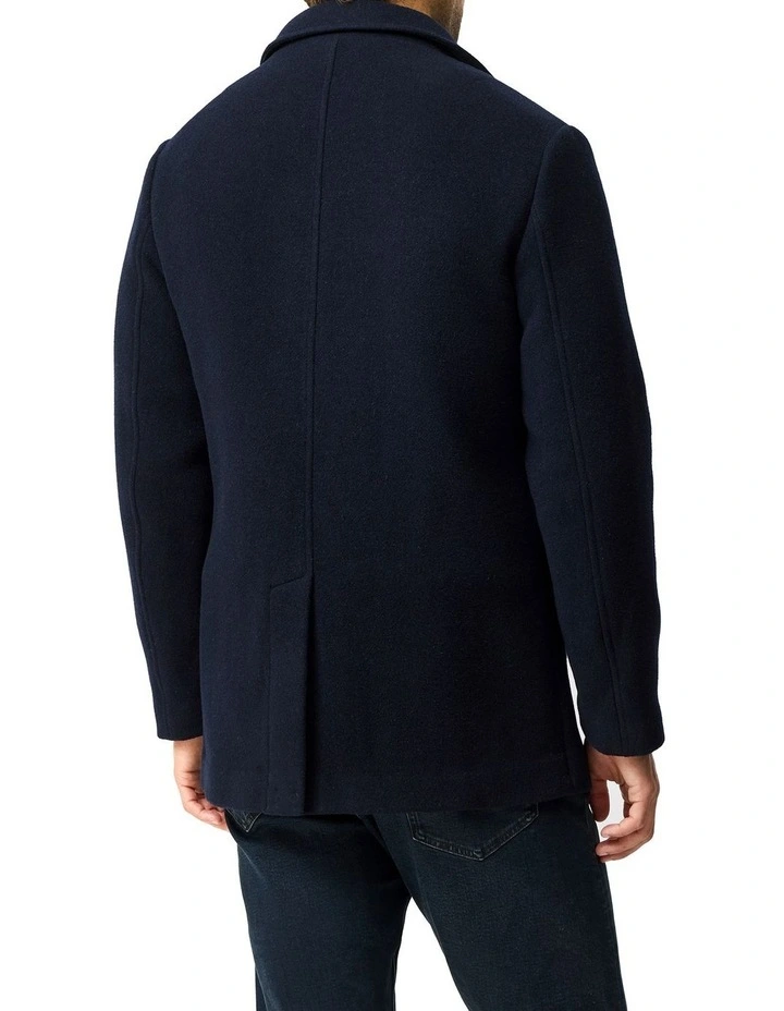 Garston Coat in Midnight image 3